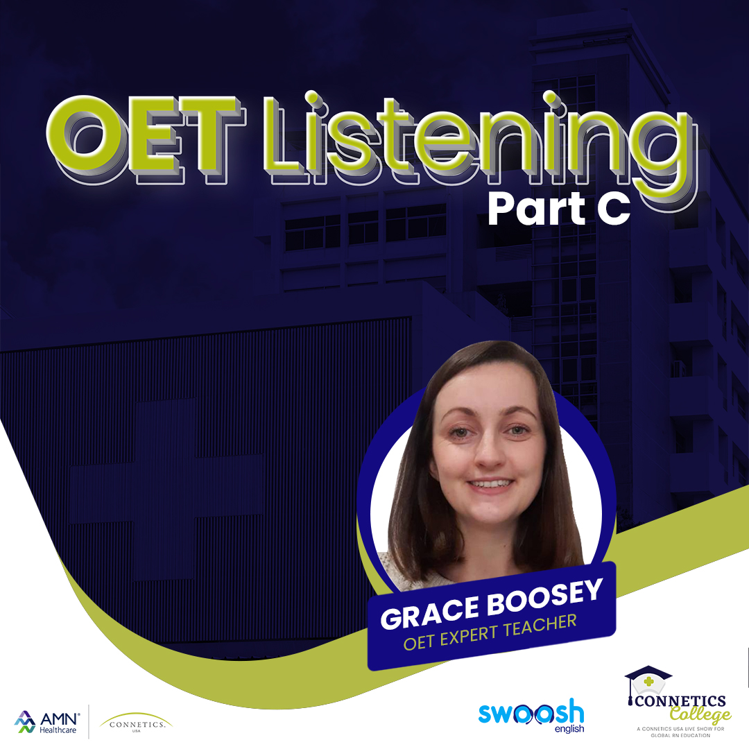 OET Listening Test Part C - Connetics USA