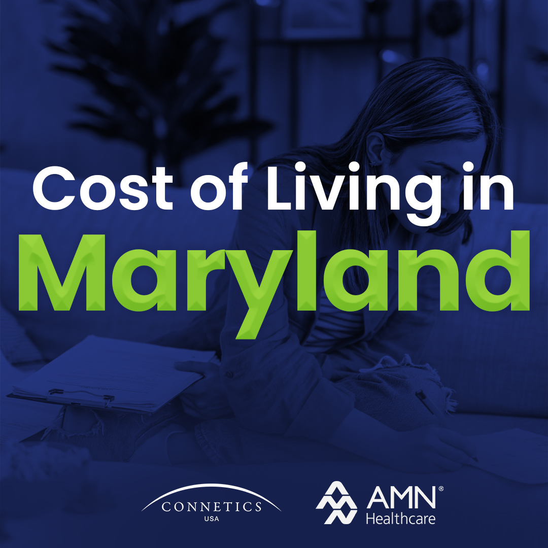 Cost of Living in Maryland USA