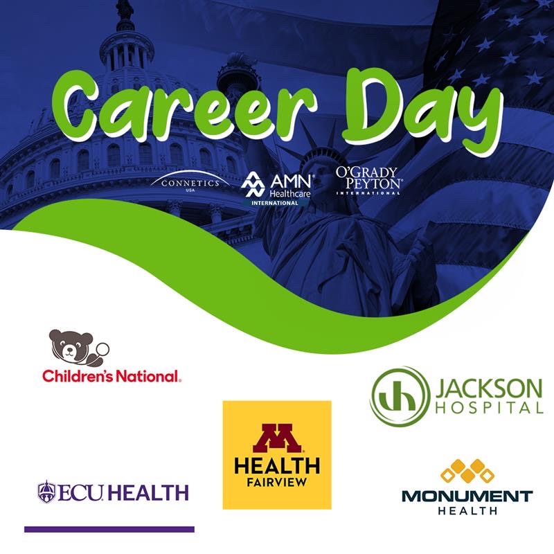 An AMN Healthcare International Career Day Featuring US Healthcare Employers